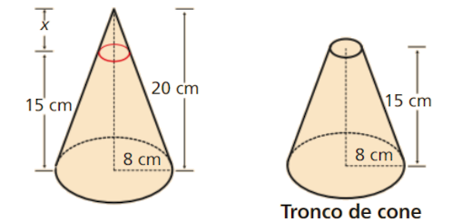 Um tronco de cone